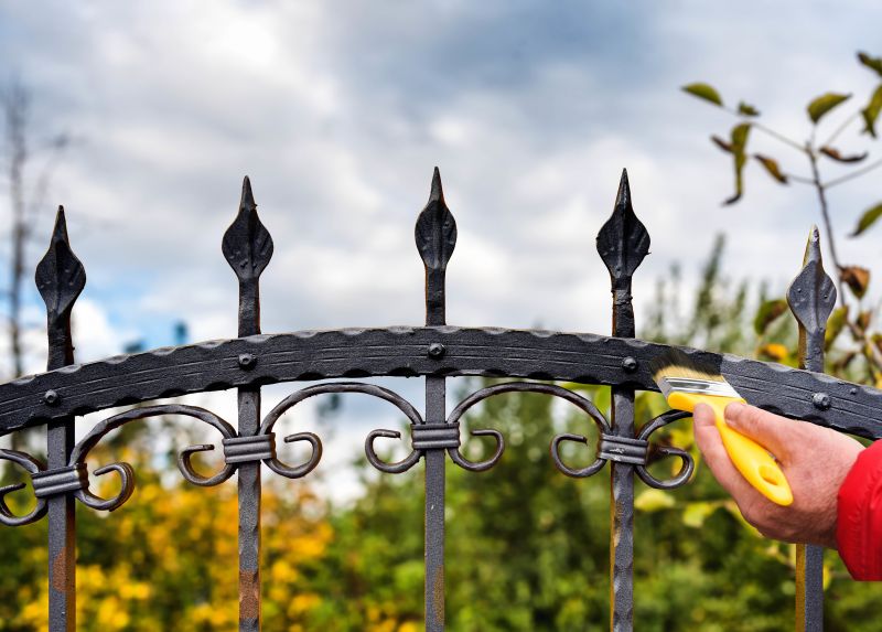Iron Fence Maintenance in Spring